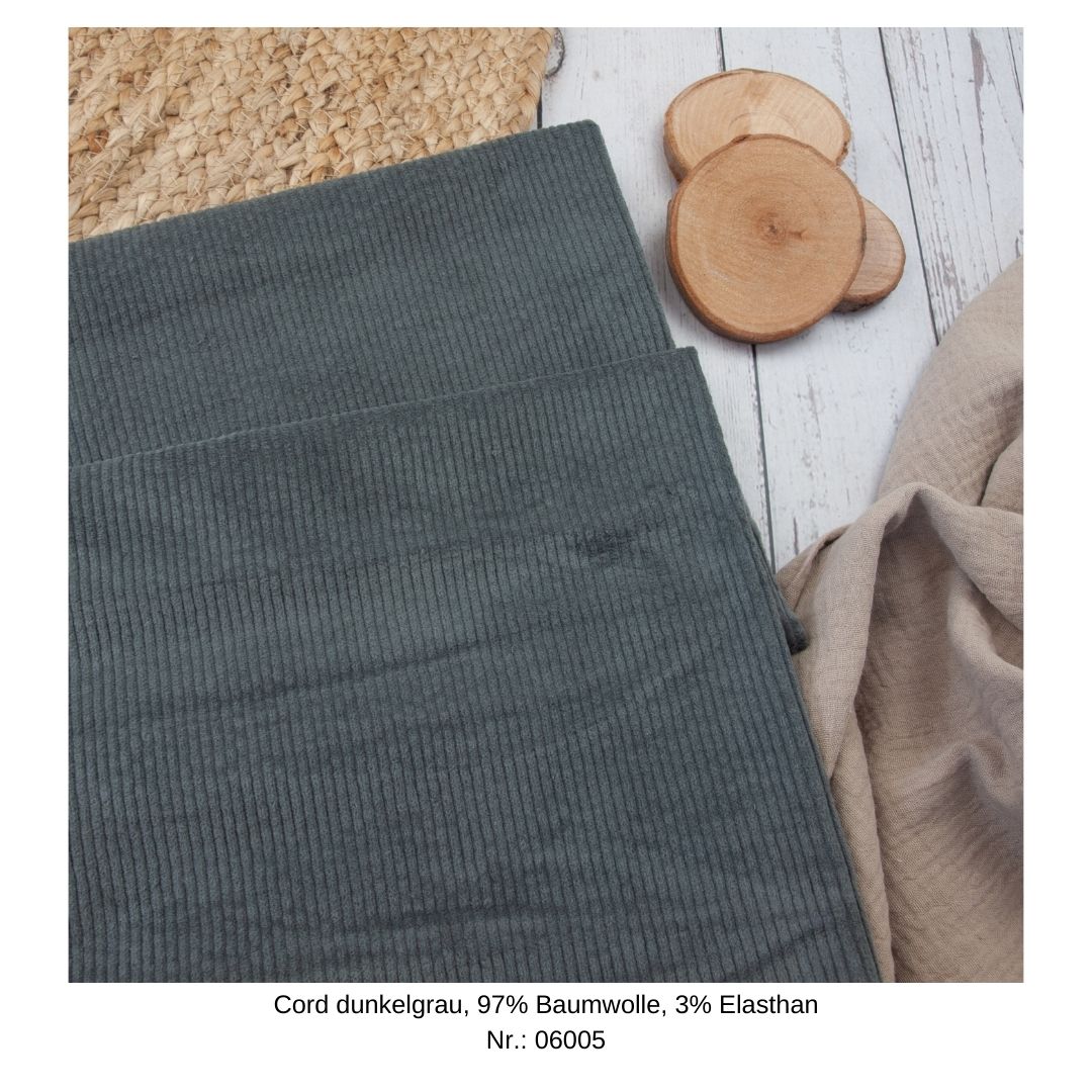 Cargo-Hose Kids aus Stretchcord Größe 104 bis 134 (Artikelnummer: B015C001)