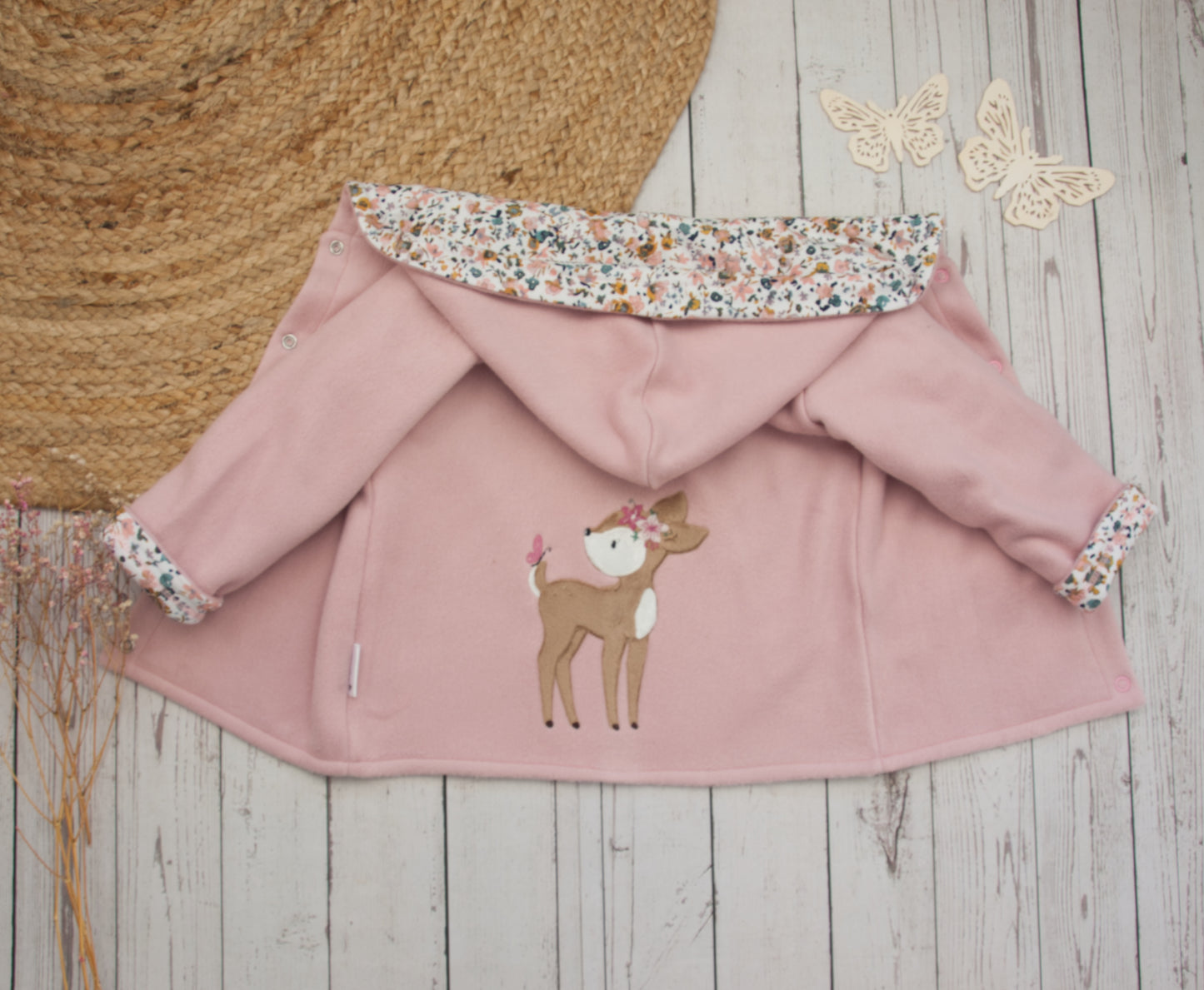 Fleecejacke gefüttert Größe 74 bis 134 (Artikelnummer: H034F001)