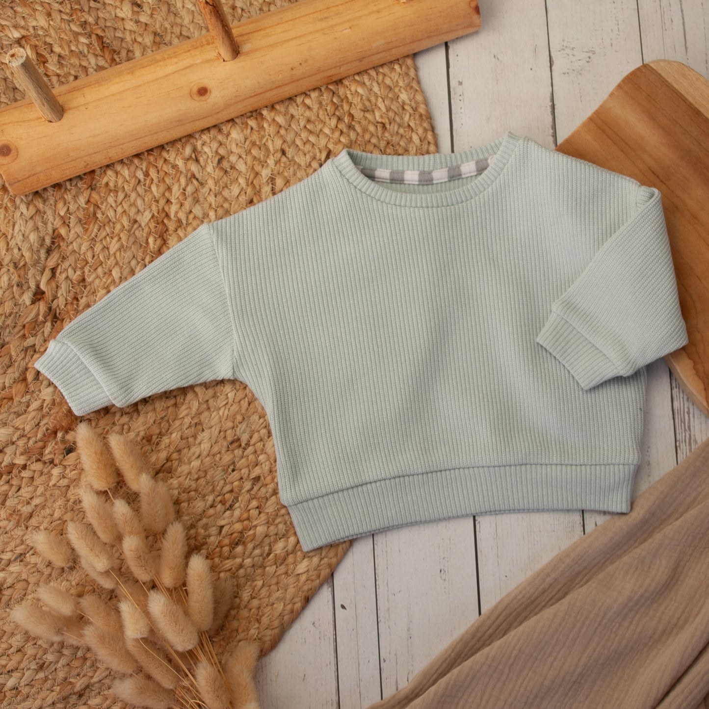 Loosefit-Pullover Größe 56 bis 134 (Artikelnummer: A00200)