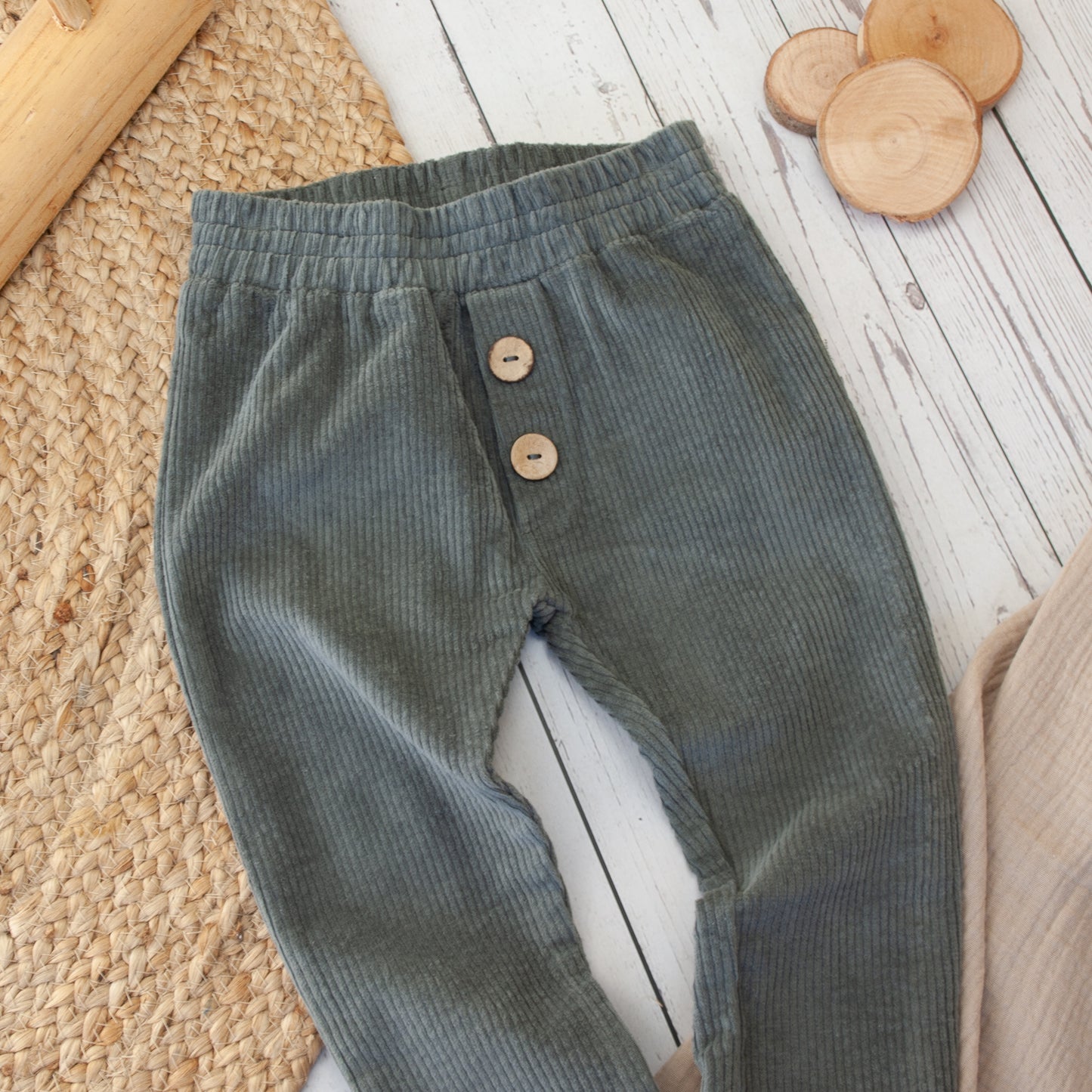 Cargo-Hose Kids aus Stretchcord Größe 104 bis 134 (Artikelnummer: B015C001)