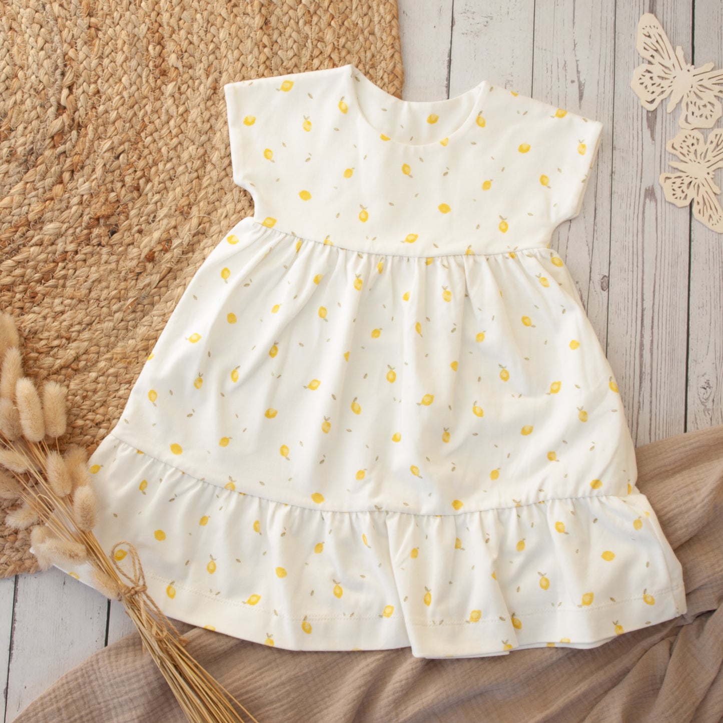 Mellow Dress Kurzarm Größe 62 bis 134 (Artikelnummer: D03000)