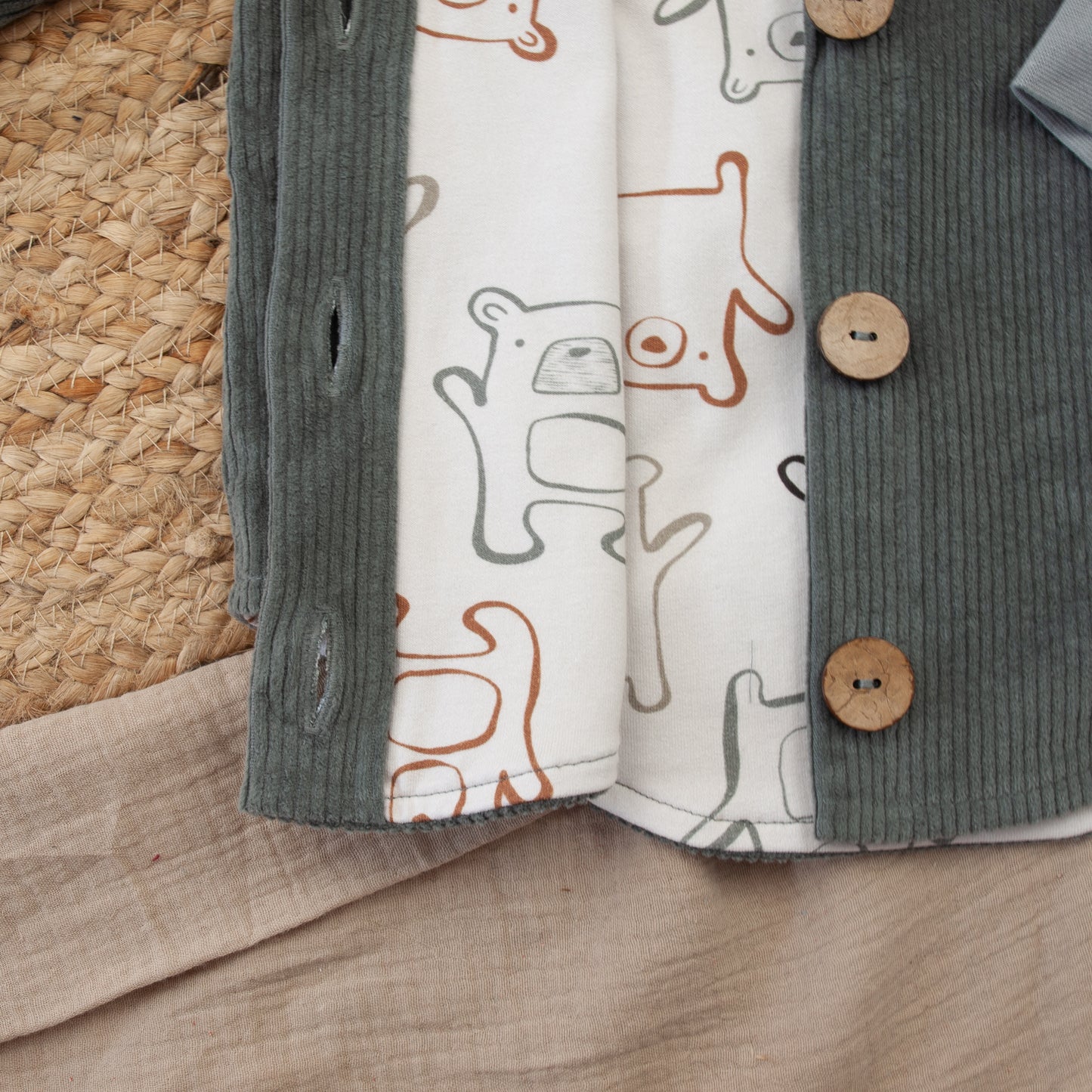 Cordjacke Größe 74 bis 116 (Artikelnummer: H035C001)