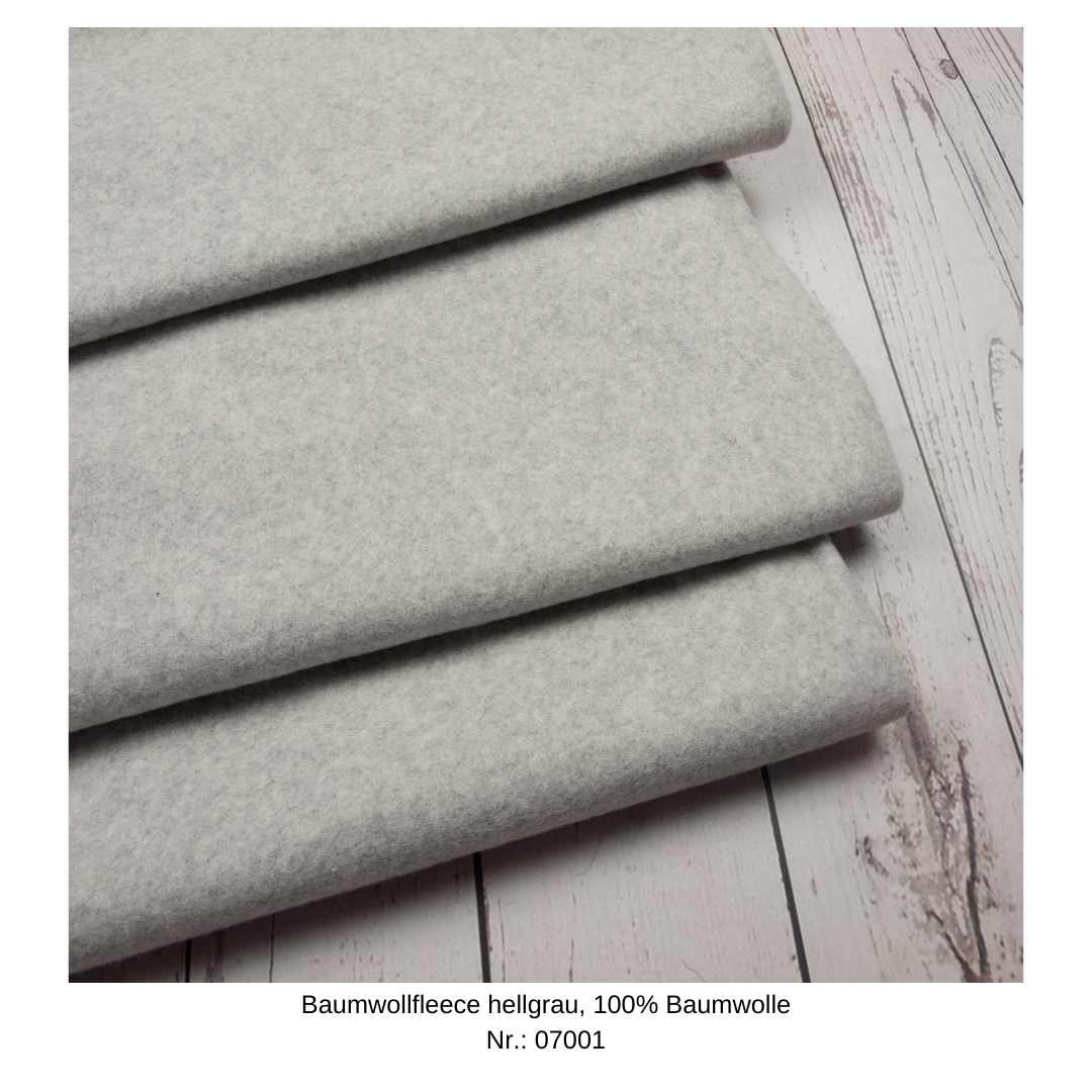 Knotenstirnband aus Baumwollfleece Kopfumfang 41/42 bis 57/58 (Artikelnummer: K040F001)