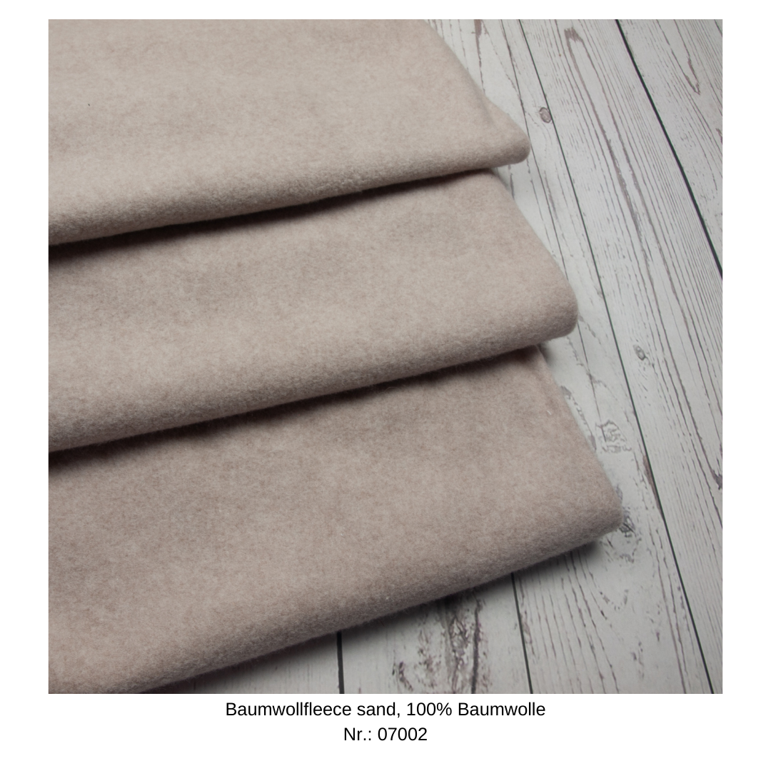 Knotenstirnband aus Baumwollfleece Kopfumfang 41/42 bis 57/58 (Artikelnummer: K040F001)