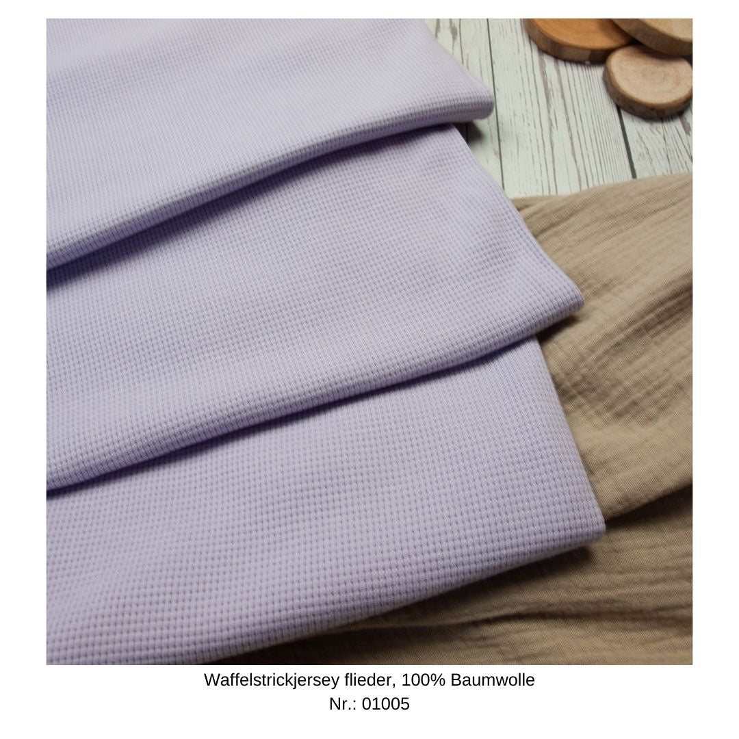 Cardigan gerafft aus Waffelstrick Größe 56 bis 134 (Artikelnummer: H037W001)